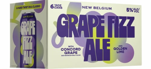 New Belgium® Grape Fizz Ale Craft Beer Perspective: top