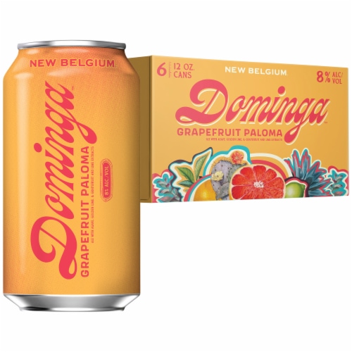 New Belgium Dominga Grapefruit Paloma Craft Beer Perspective: top