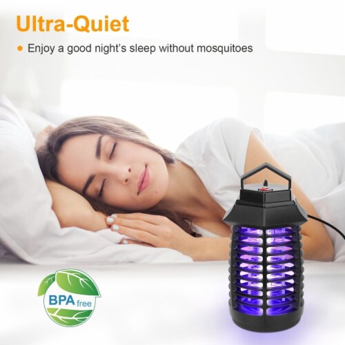 Bug Zapper Electric Uv Mosquito Killer Lamp Insect Killer Light Pest Fly Trap Catcher Harmle 1 unit Gerbes Super Markets