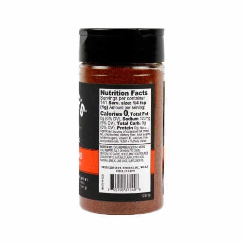 Kinder's The Taco Blend with Lime & Ancho Chili Made From Scratch Seasoning 5 oz Perspective: top