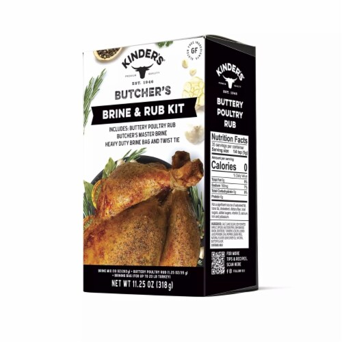 Kinder's Butcher's Brine & Rub Kit Perspective: top