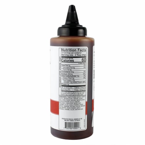 Kinder's® Premium Quality Hot BBQ Sauce Perspective: top