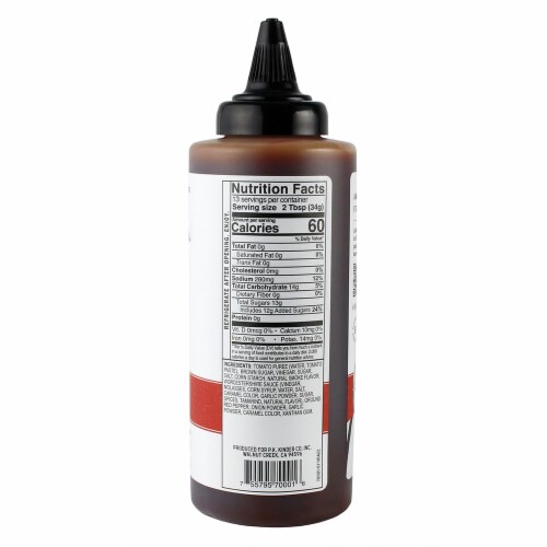 Kinder's® Premium Quality Hot BBQ Sauce Perspective: top