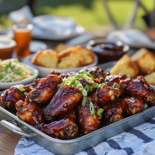 Kinder's® Sticky Honey BBQ Wing Sauce Perspective: top