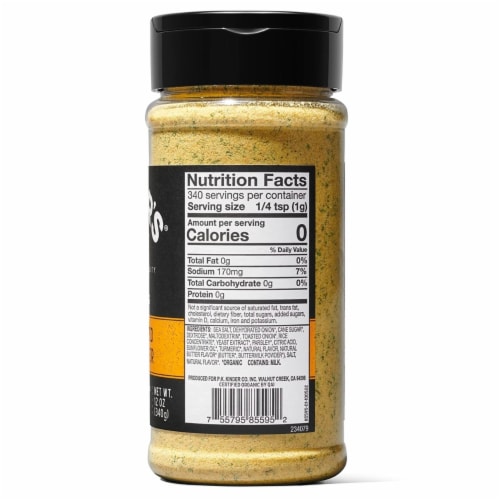 Kinder's Organic Caramelized Onion Butter Seasoning, 12 Ounce Perspective: top