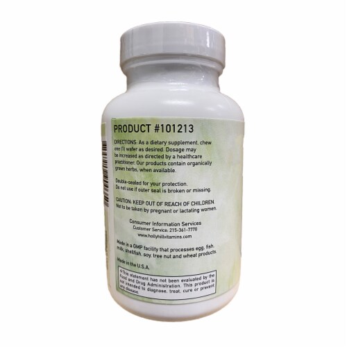 Holly Hill Health Foods Anti-Acid Formula with Calcium, 90 Vegan Chewable Wafers Perspective: top