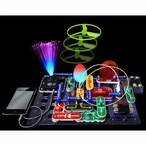 Elenco Snap Circuits LIGHT Perspective: top