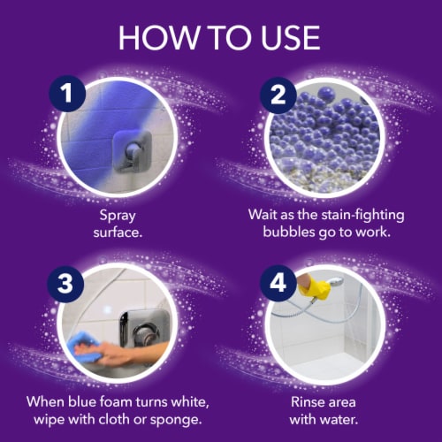 OxiClean Foam-Tastic Fresh Scent Foaming Bathroom Cleaner Perspective: top