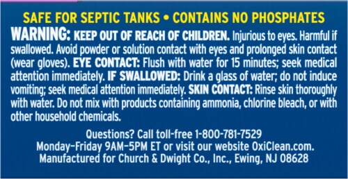 OxiClean™ with Odor Blasters™ Washing Machine Cleaner Perspective: top