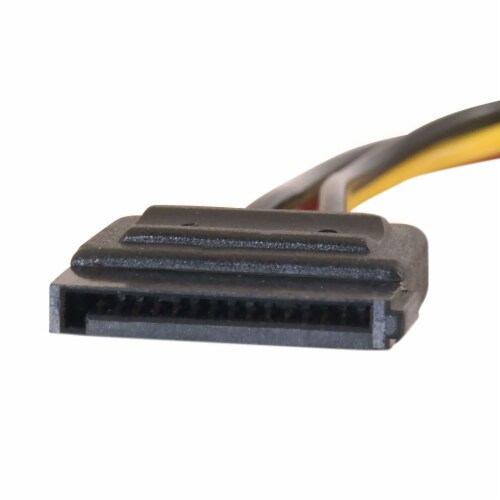 C2G 6in Serial ATA Power Adapter Cable - Multi-Color Perspective: top