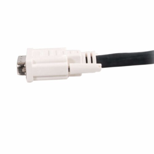 2m DVI-I M/M Dual Link Digital/Analog Video Cable (6.5ft) - Black Perspective: top