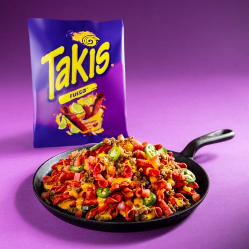 Takis® Crunchy Fajitas Chips Perspective: top
