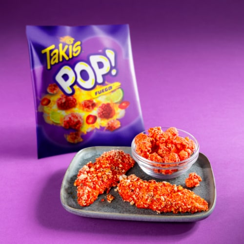 Takis Fuego Pop! Hot Chili Pepper & Lime Popcorn Perspective: top