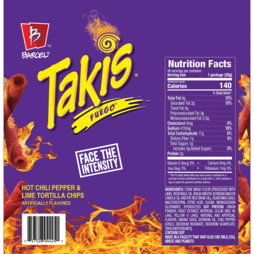 Takis® FOOD,TAKIS FUEGO,46-1OZ 757528044251 Perspective: top