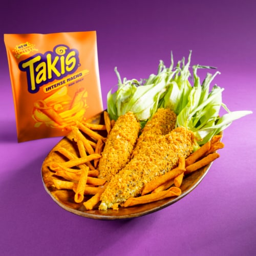 Takis Intense Nacho Cheese Rolled Tortilla Chips, 3.25 oz