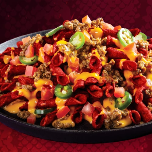 Takis Cobra Worcestershire Sauce Rolled Tortilla Chips Perspective: top