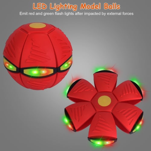 4 Pack Flying Saucer Ball Electric Colorful Flying Toy Ufo Ball With Led Lights For Pet Chil 4 pack City Market