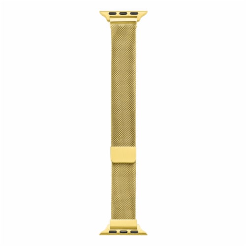 Infinity Skinny Gold Stainless Steel Band for Apple Watch 1,2,3,4,5,6 & SE - Size 38mm/44mm Perspective: top