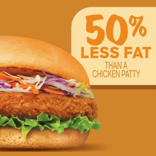 Boca Spicy Non-GMO Soy Vegan Chik'n Veggie Patties Perspective: top