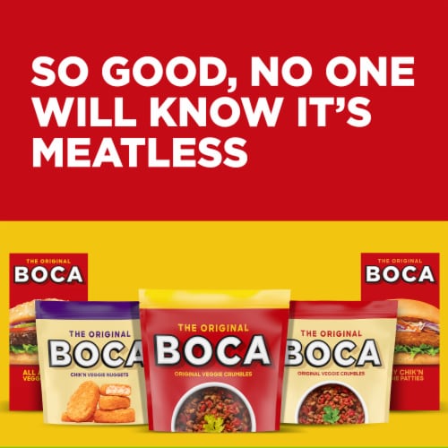 Boca Original Vegan Veggie Crumbles Perspective: top