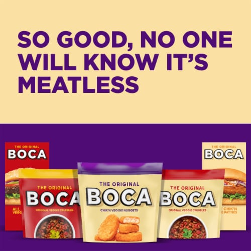 Boca Original Non-GMO Soy Vegan Chik'n Veggie Nuggets Perspective: top