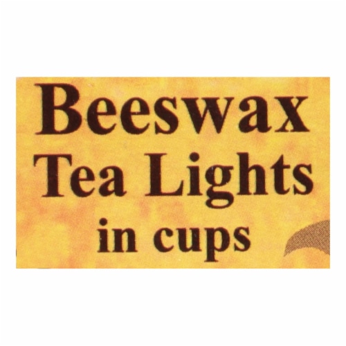 Aloha Bay - Beeswax Tea Light Candles - 8 Count Perspective: top