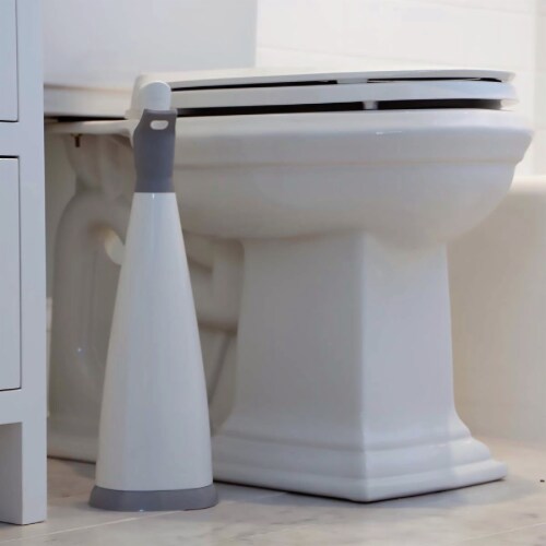 Unger No Drip Toilet Bowl Brush Set 979770 Perspective: top