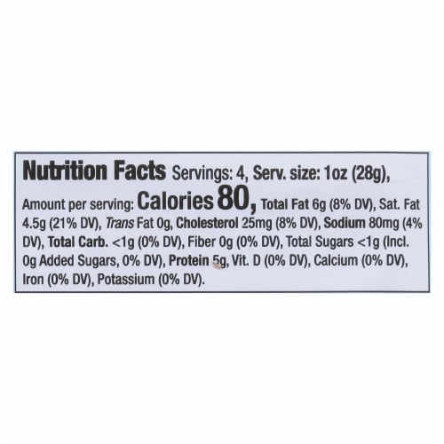 Montchevre® Organic Plain Goat Cheese Log Perspective: top