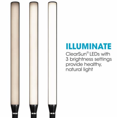 OttLite Strive LED Desk Lamp With USB Charging Perspective: top