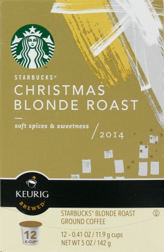 Starbucks Christmas Blonde Coffee Pods Perspective: top