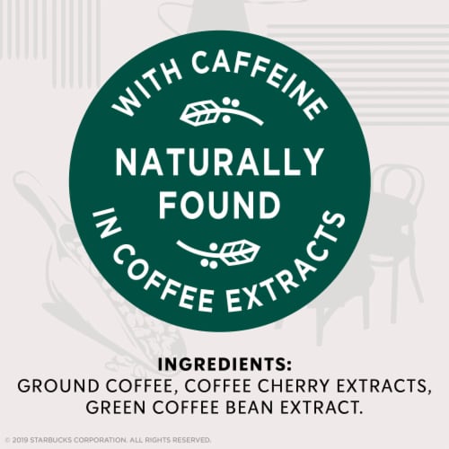 Starbucks® PLUS with 2X Caffeine Dark Roast K-Cup Coffee Pods Perspective: top