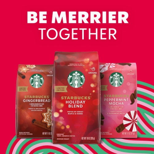 Starbucks® Limited Edition Holiday Blend Medium Roast Ground Coffee Perspective: top