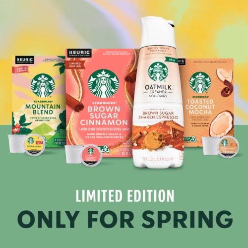 Starbucks Brown Sugar Cinnamon Flavored Ground Coffee Perspective: top