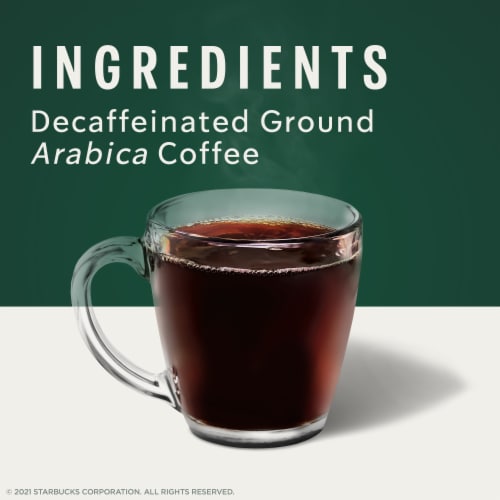 Starbucks Decaf Caffè Verona Dark Roast Ground Coffee Perspective: top