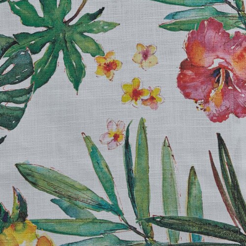 Split P Havana Printed Table Runner - 72''L - White Perspective: top