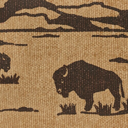 Park Designs Bison Placemat Set - Beige Perspective: top