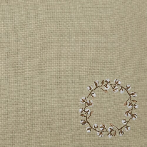 Park Designs Cotton Wreath Placemat Set - Beige Perspective: top
