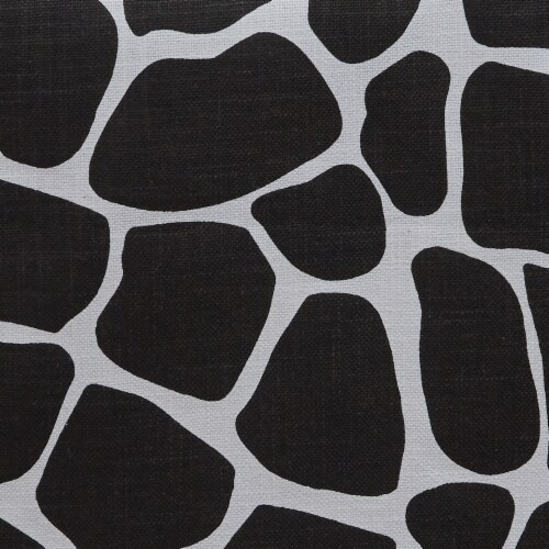 Split P Giraffe Printed Table Runner - 72''L - Black Perspective: top