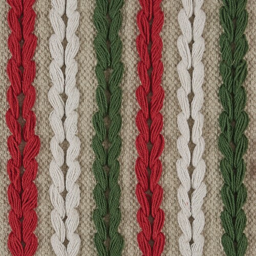 Park Designs Winter Scarf Table Runner - 54''L - Red Perspective: top