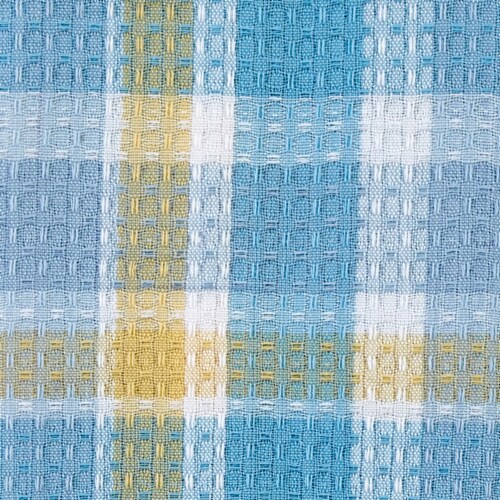 Park Designs Forget Me Not Waffle Weave Dishtowel Perspective: top