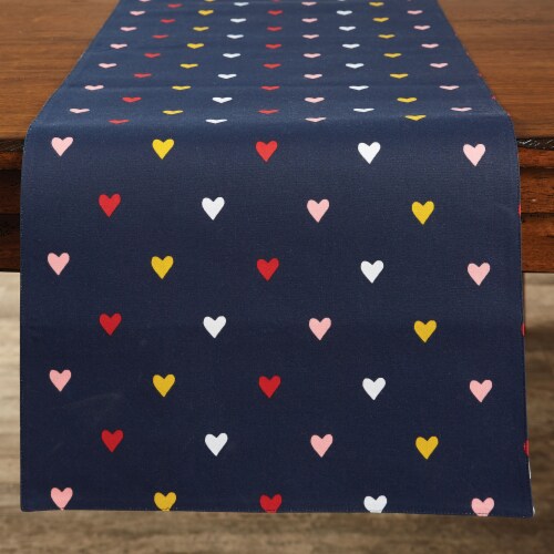 Split P Scattered With Love Table Runner 15  x 72 Perspective: top