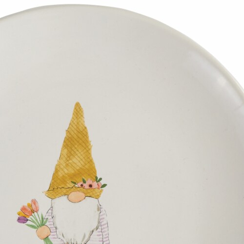 Split P Easter Gnomes Salad Plate - Set of 4 Perspective: top