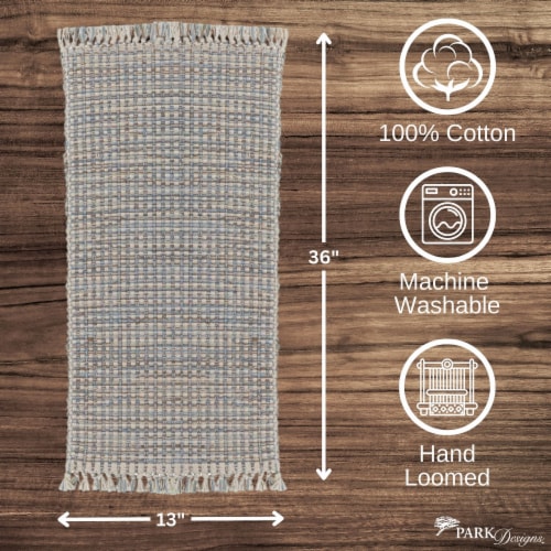 Park Designs Beige Sandy Shores Table Runner 36 L Perspective: top