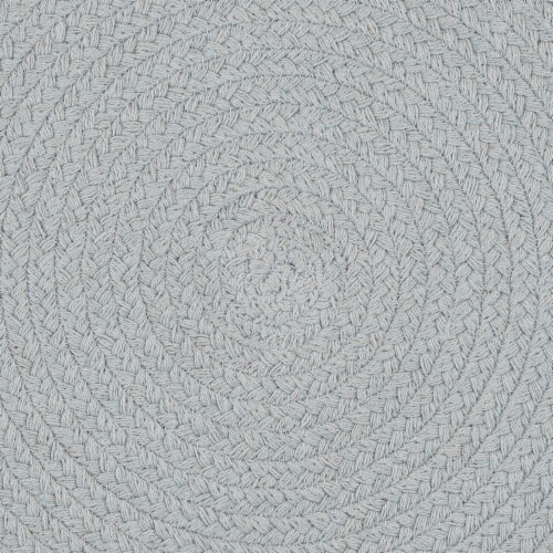 Split P Essex Round Placemat Set - Blue Mist Perspective: top
