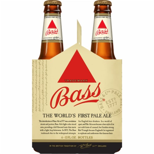 Bass® Pale Ale Beer Perspective: top