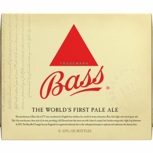 Bass® Pale Ale Beer Perspective: top
