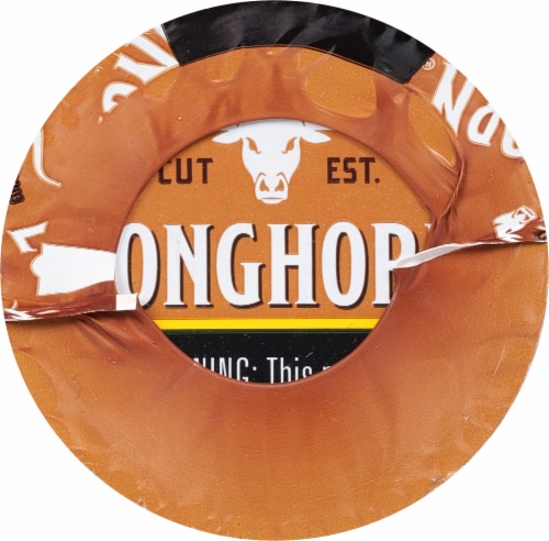 Longhorn® Natural Fine Cut Moist Snuff Tobacco Perspective: top
