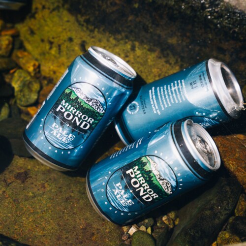 Deschutes Brewery® Mirror Pond Pale Ale Craft Beer Perspective: top