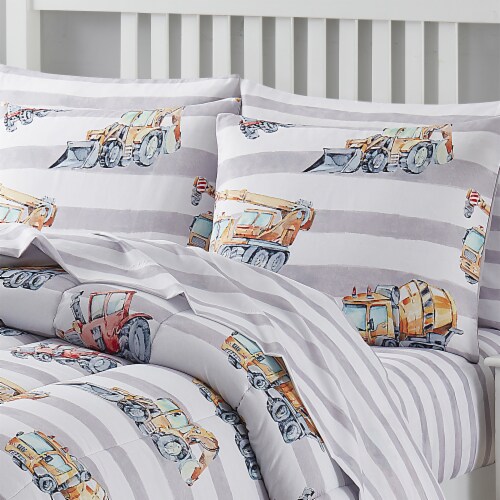 Sweet Home Collection Trucks Bed in a Bag Kids Fun and Comfortable Set Twin Twin Fred Meyer