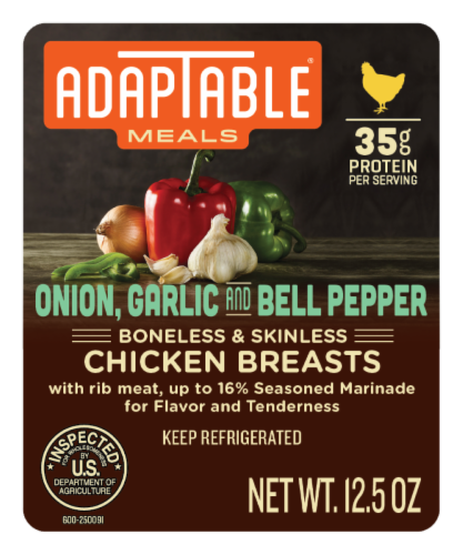 AdapTable Meals® Onion Garlic & Bell Pepper Chicken Perspective: top